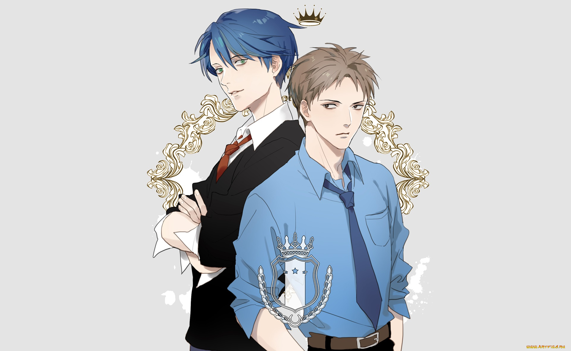 аниме, gekkan, shoujo, nozaki-kun, двое, парень, девушка