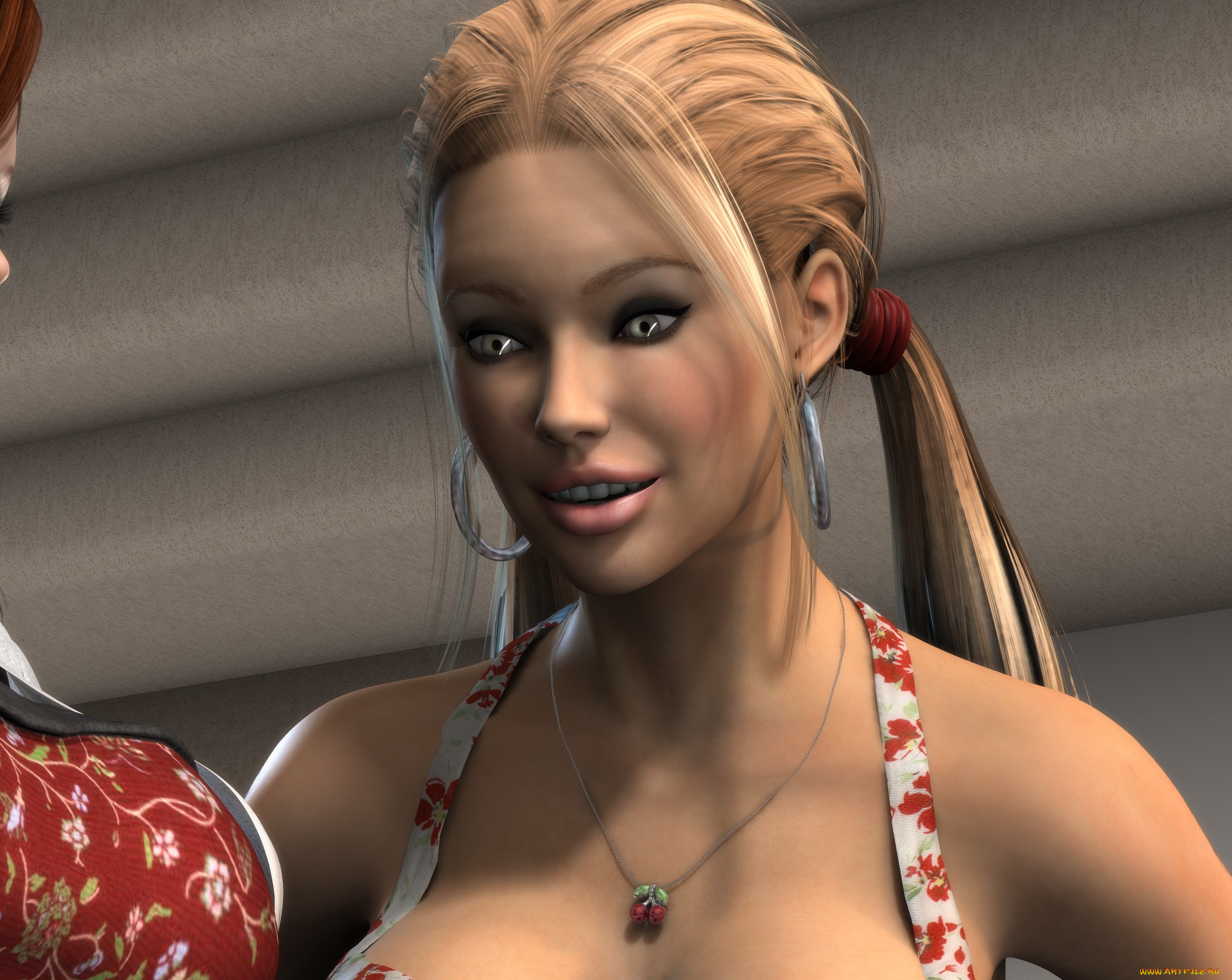 3д, графика, люди, , people, фон, взгляд, девушка