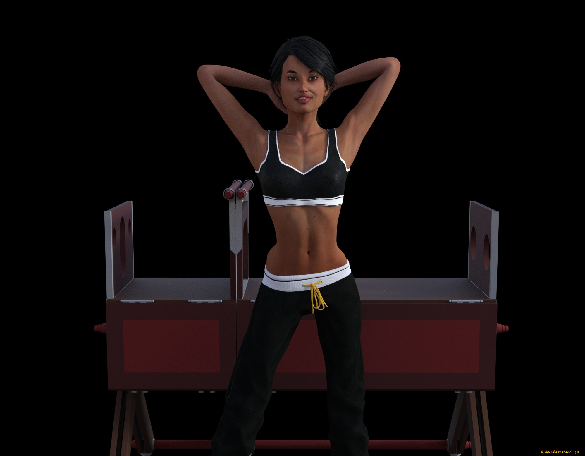 3д, графика, люди, , people, девушка, взгляд, фон