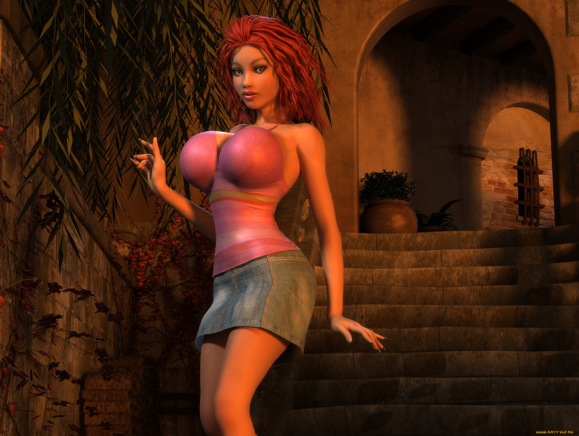 3д, графика, люди, , people, взгляд, девушка, фон