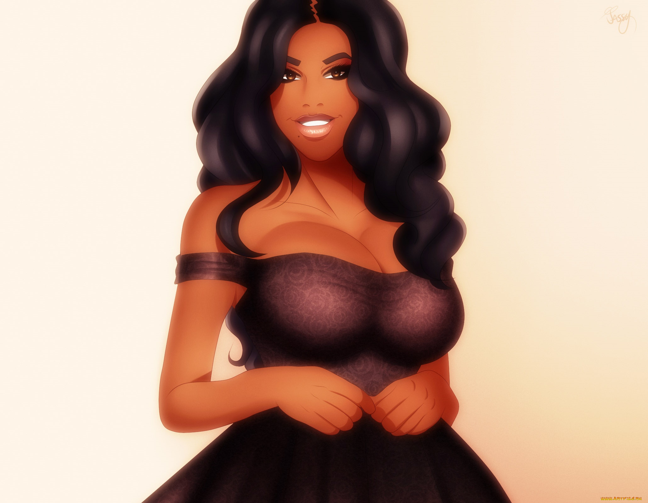 векторная, графика, девушки, , girls, девушка, взгляд, фон