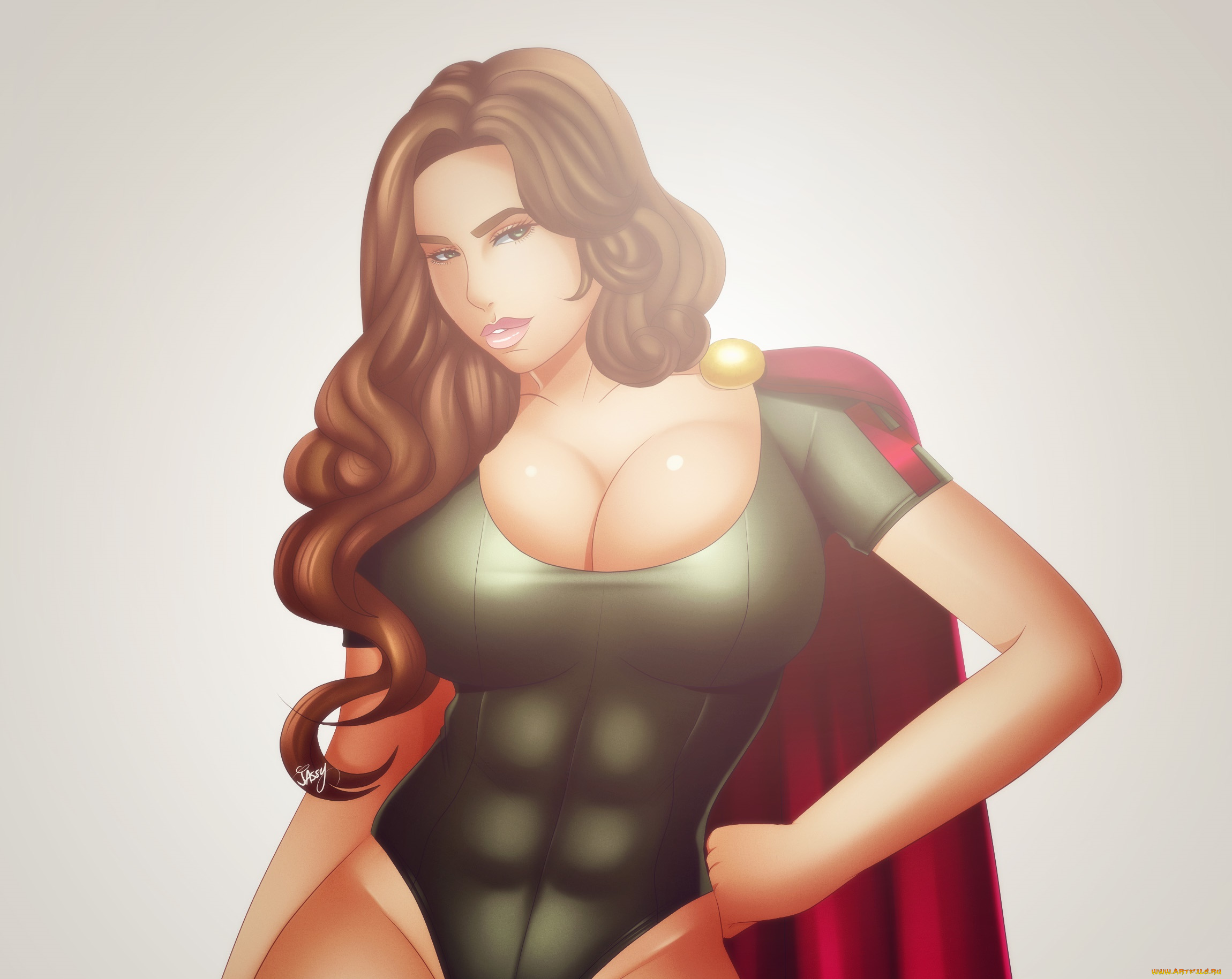 векторная, графика, девушки, , girls, девушка, взгляд, фон