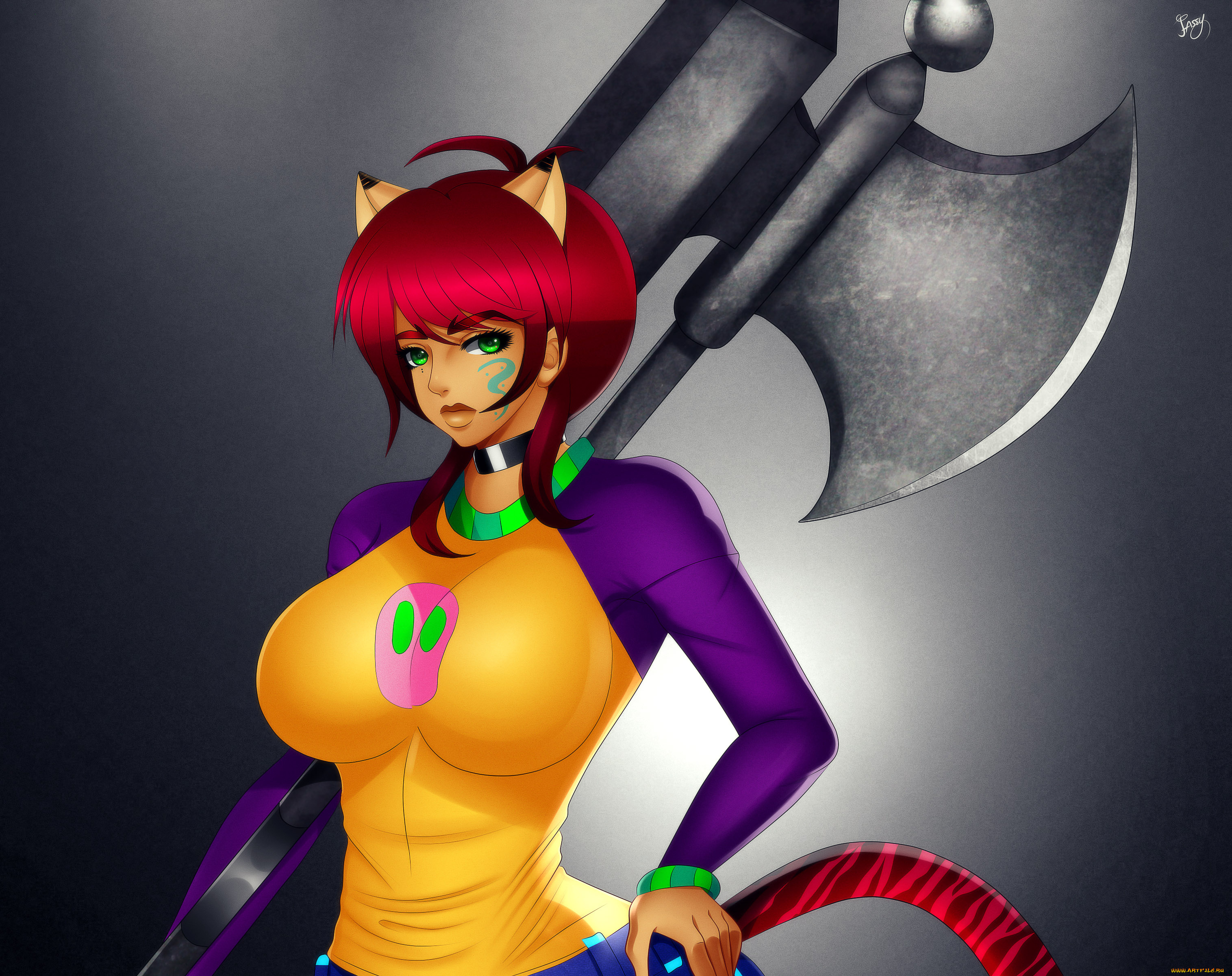 векторная, графика, другое, , other, девушка, взгляд, фон