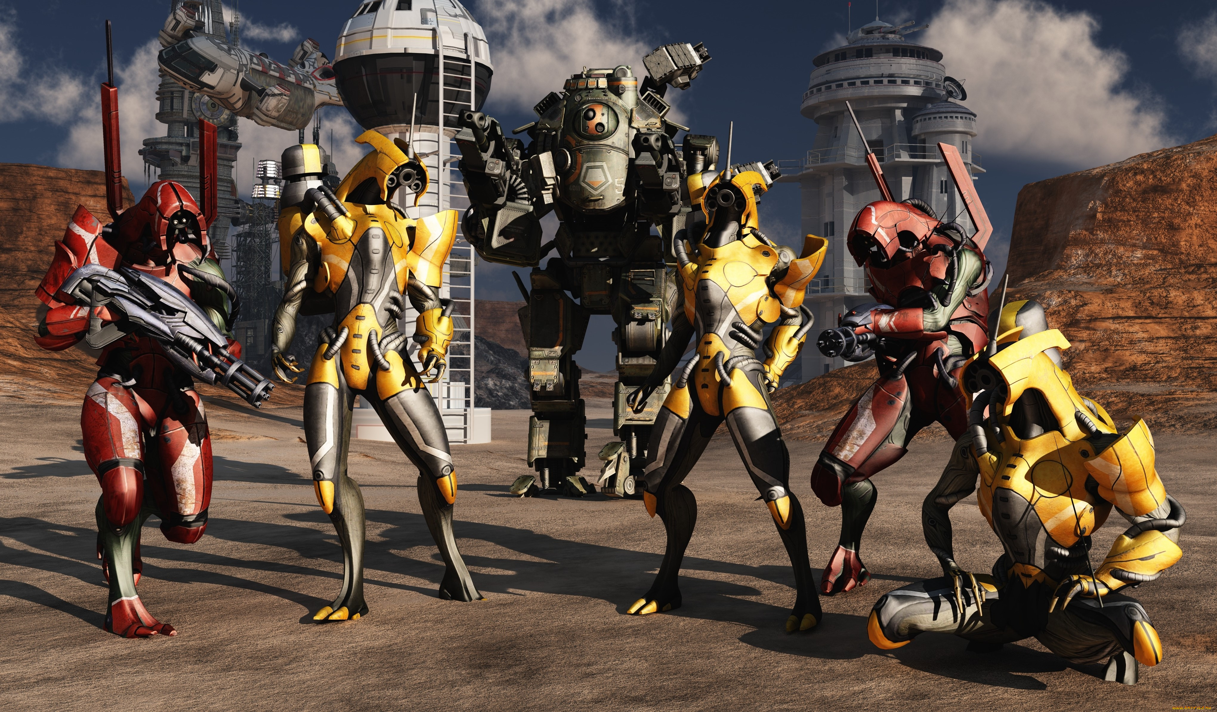 3д, графика, существа, , creatures, существа