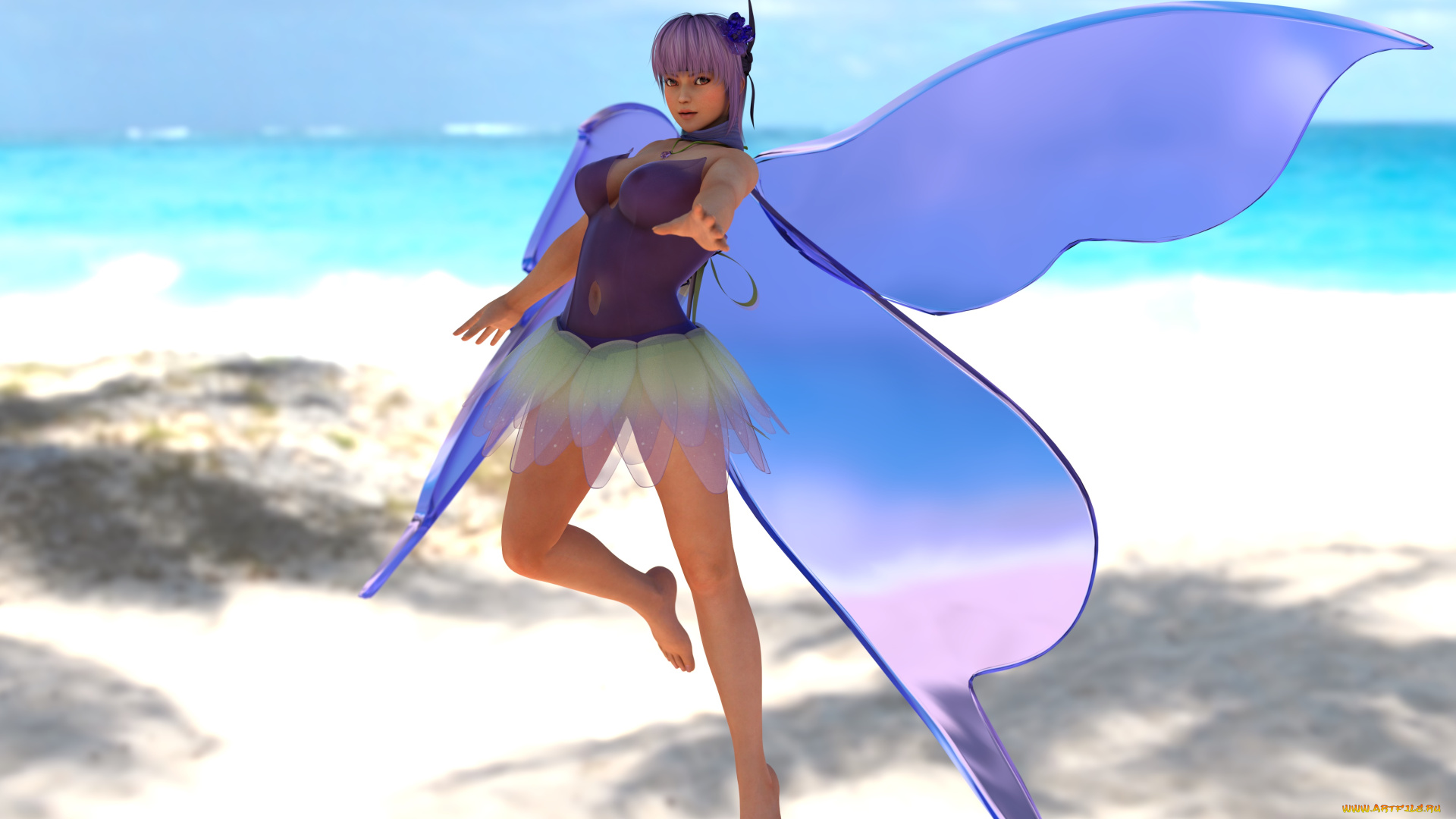 3д, графика, эльфы, , elves, фея, взгляд, фон