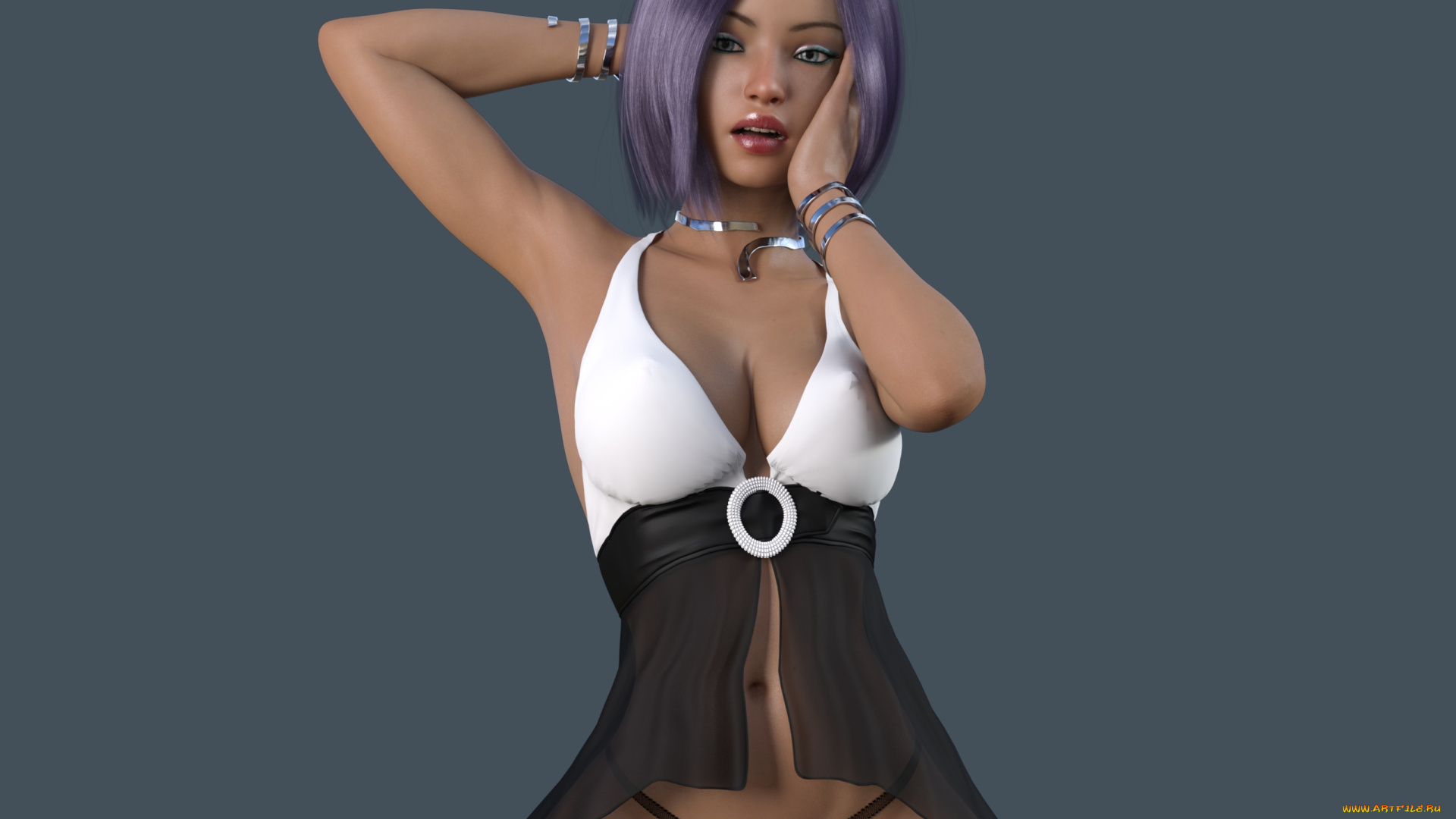 3д, графика, люди, , people, девушка, взгляд, фон