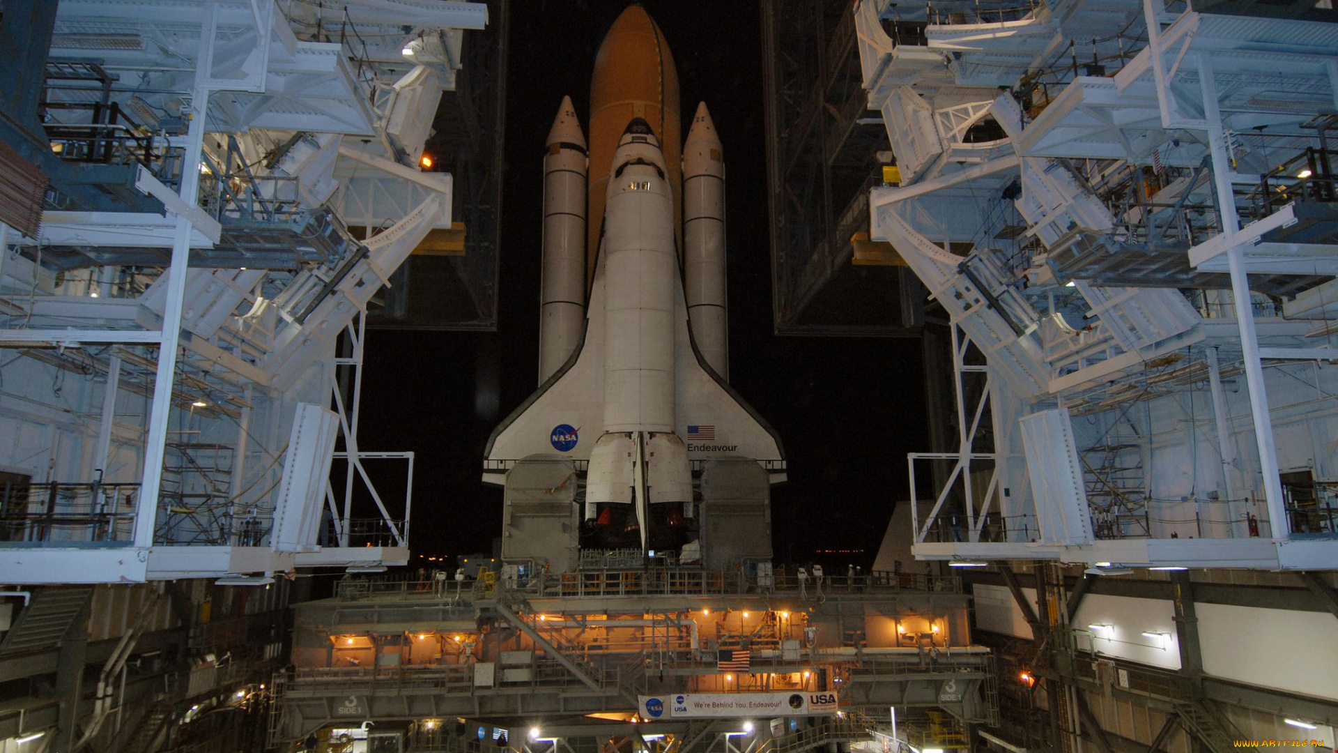 nasa`s, kennedy, space, center, in, florida, space, shuttle, endeavour, космос, космодромы, стартовые, площадки, шаттл