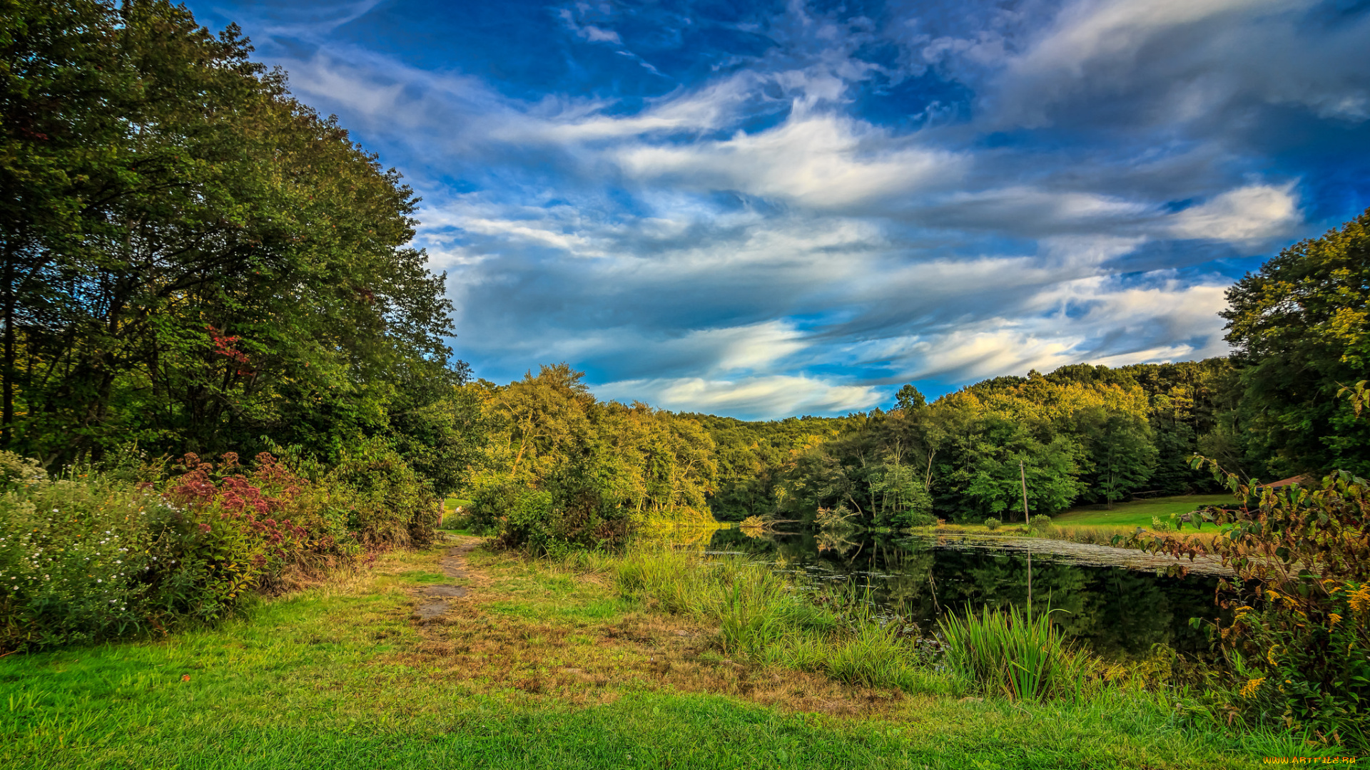 природа, реки, озера, простор