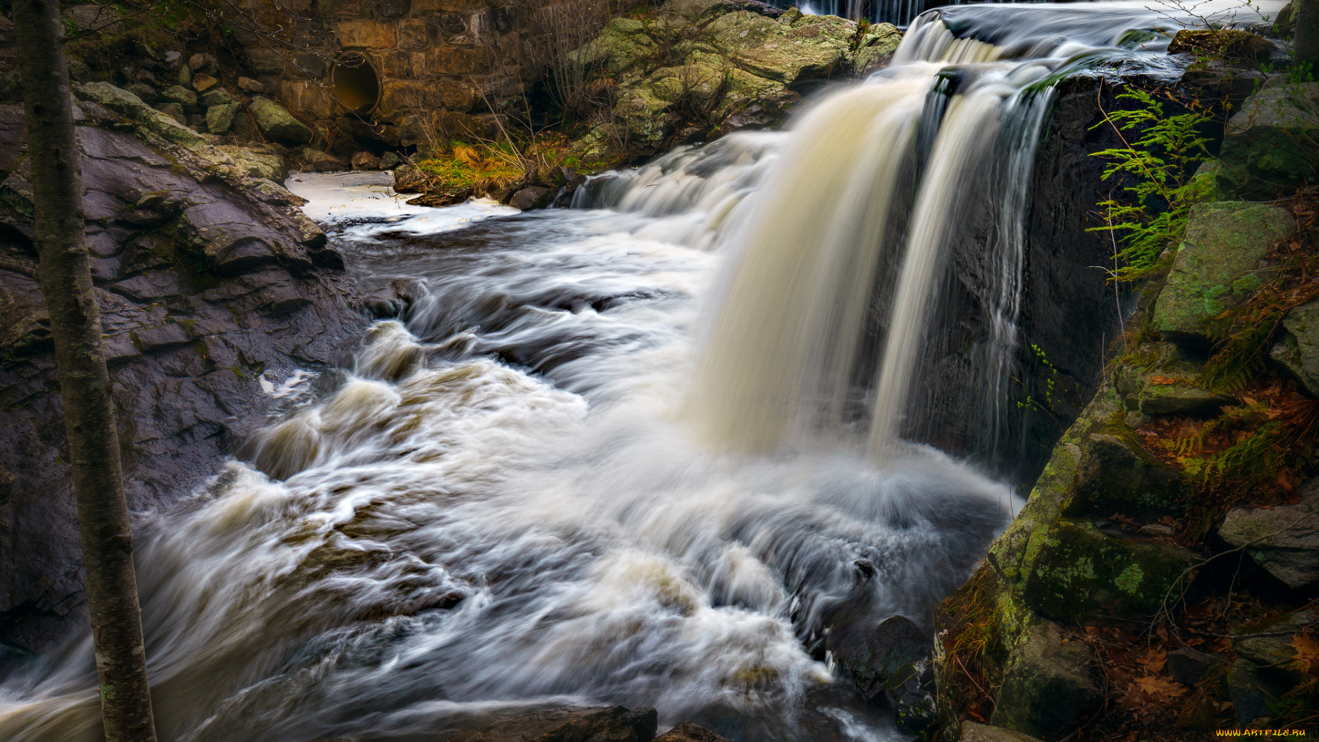 природа, водопады, простор