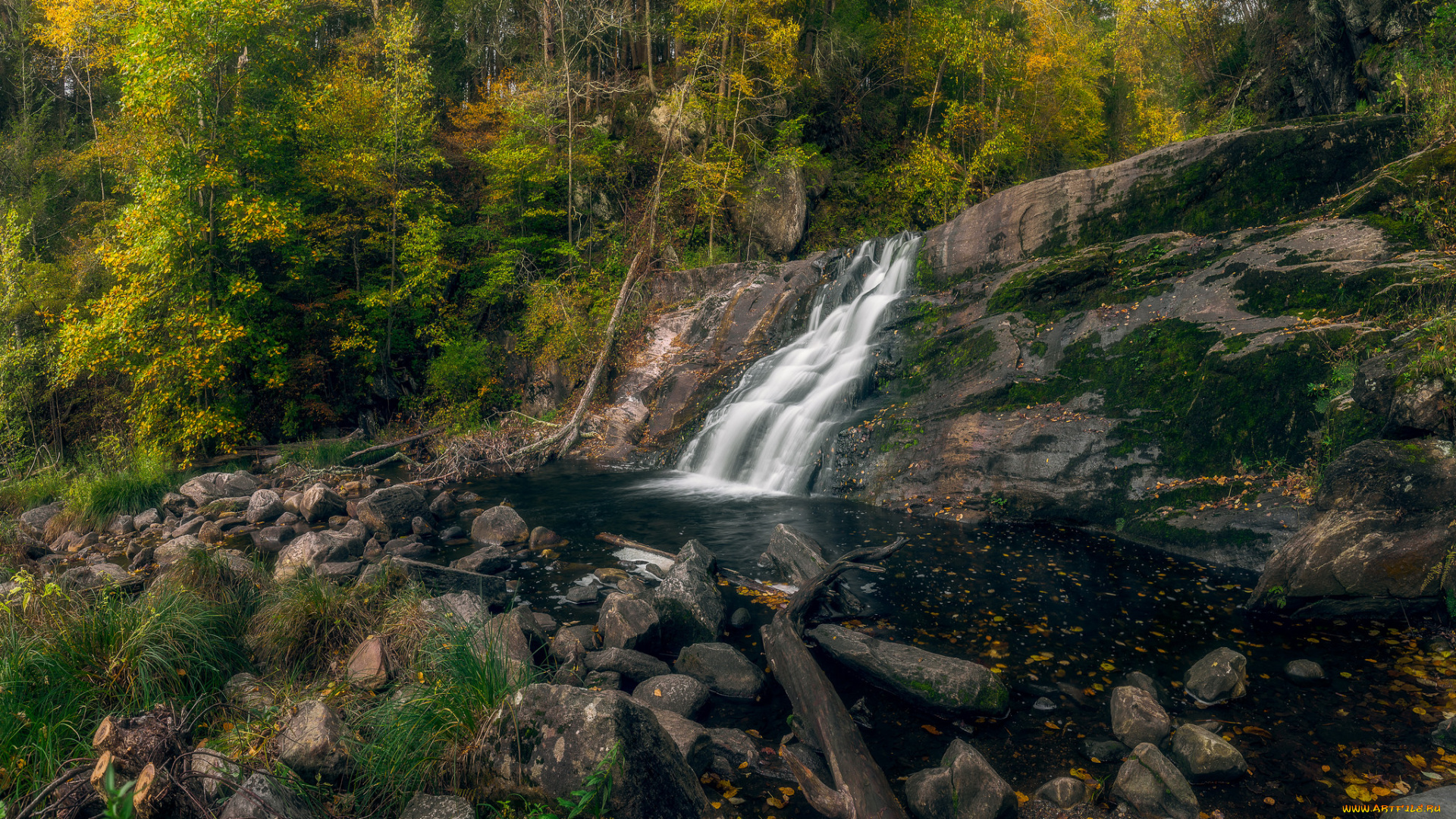 природа, водопады, простор