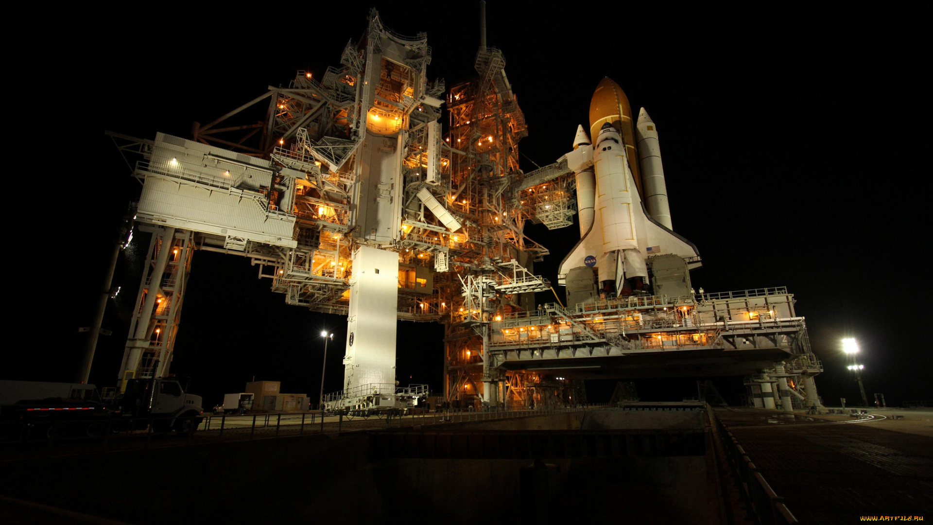 space, shuttle, endeavour, космос, космодромы, стартовые, площадки, шаттл