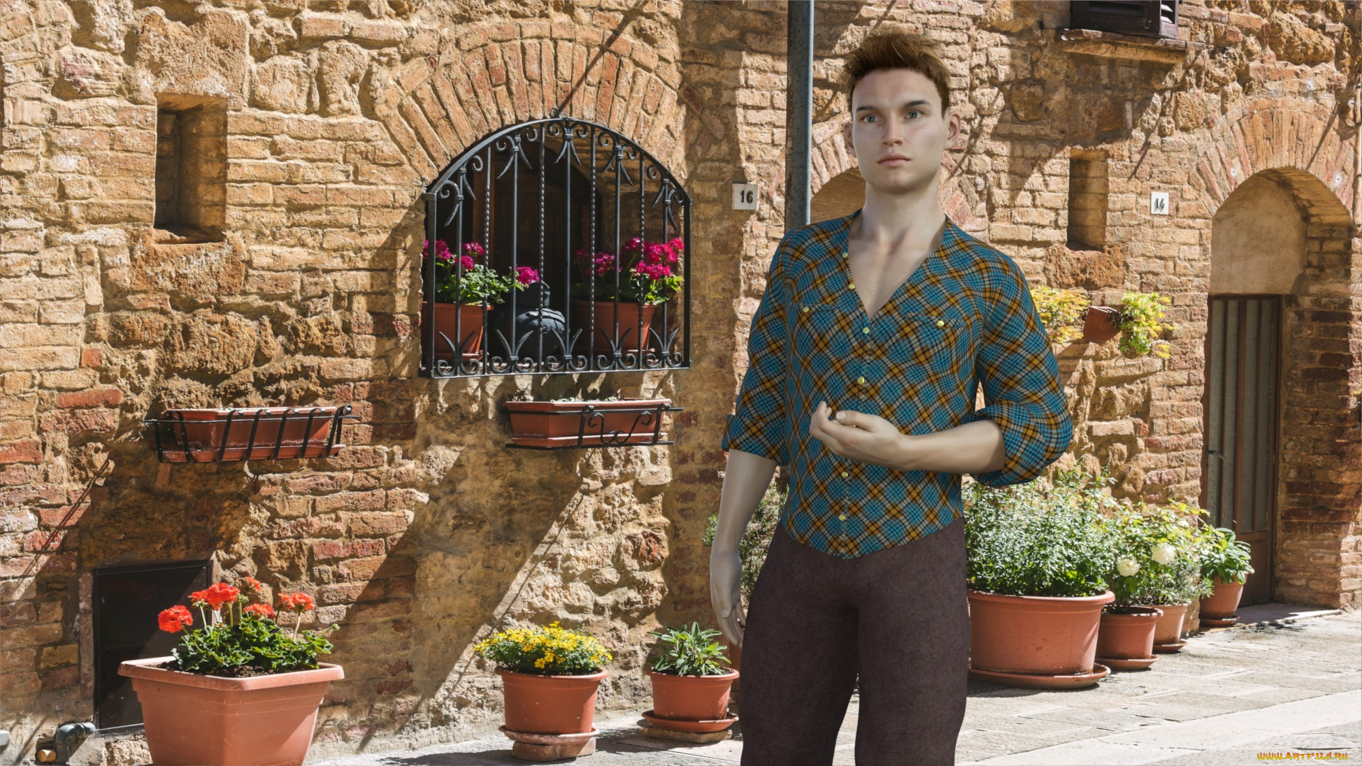 3д, графика, люди, , people, парень, фон, взгляд