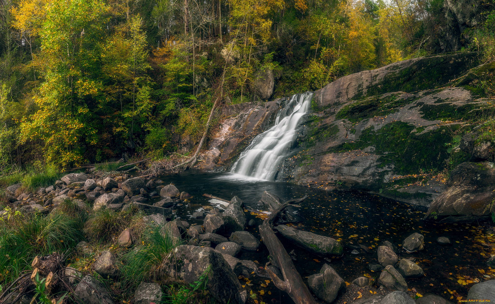 природа, водопады, простор