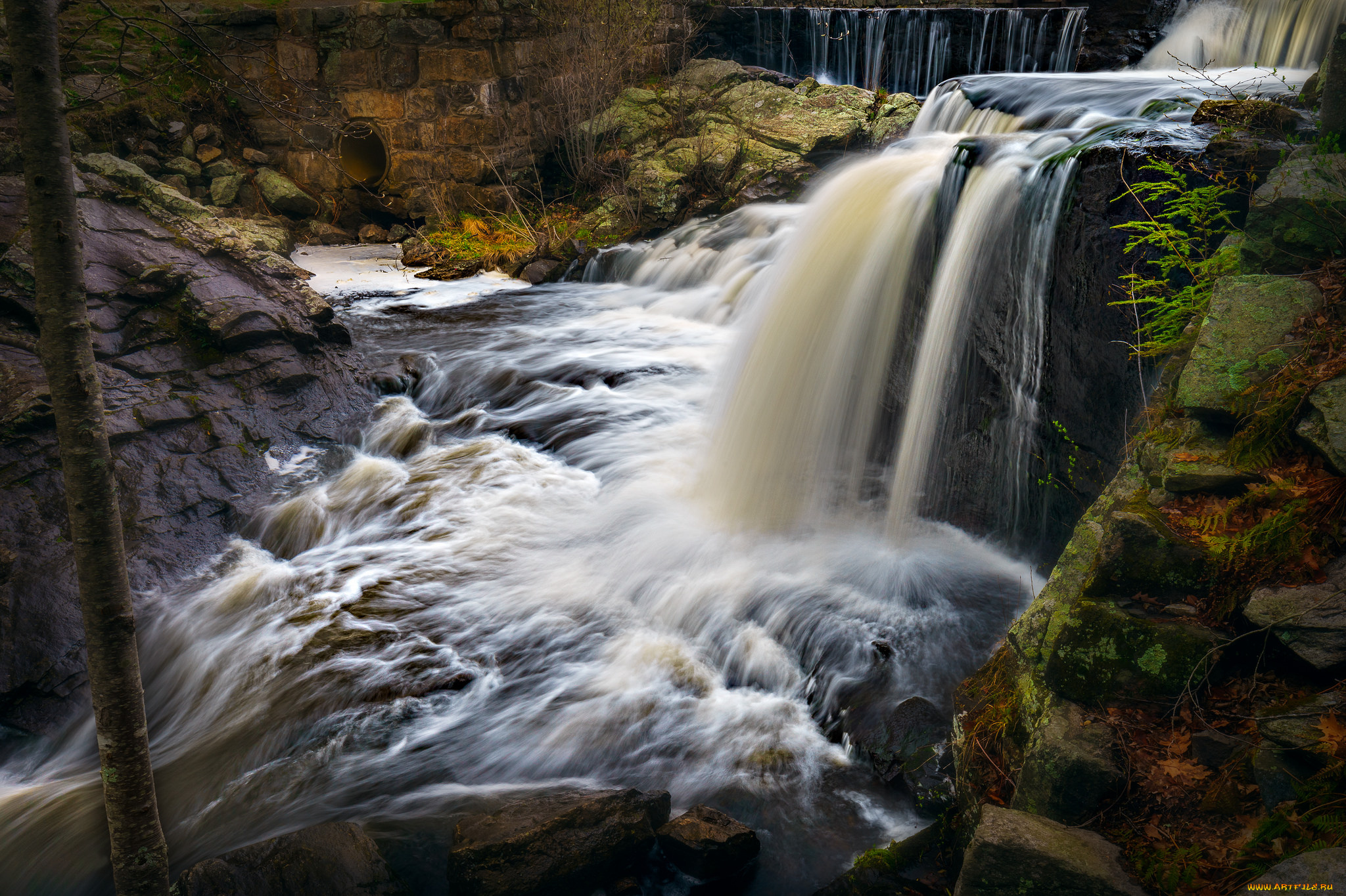 природа, водопады, простор