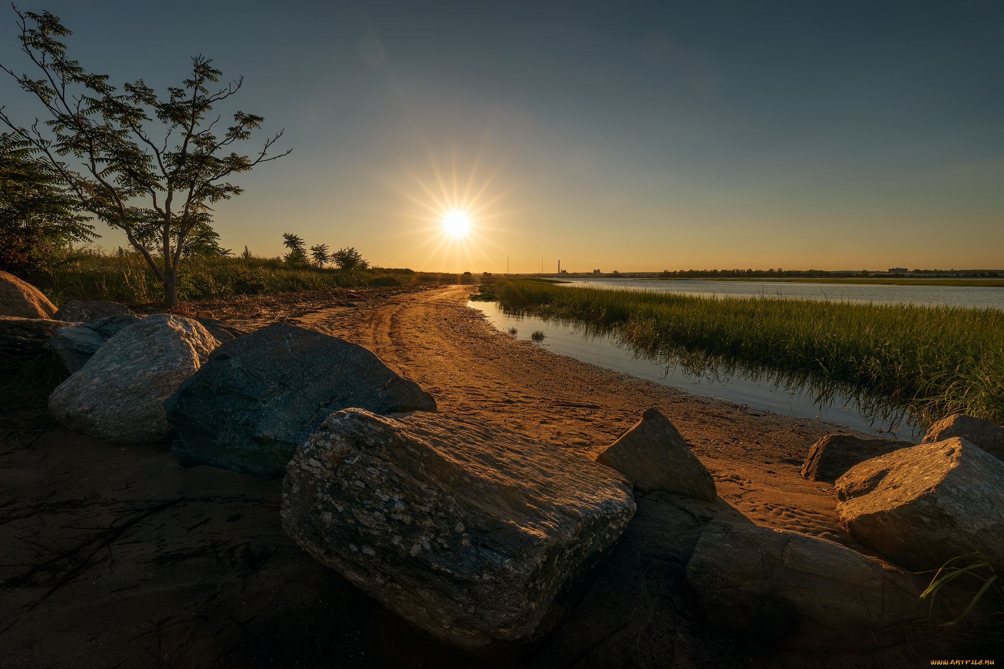 природа, восходы, закаты, простор