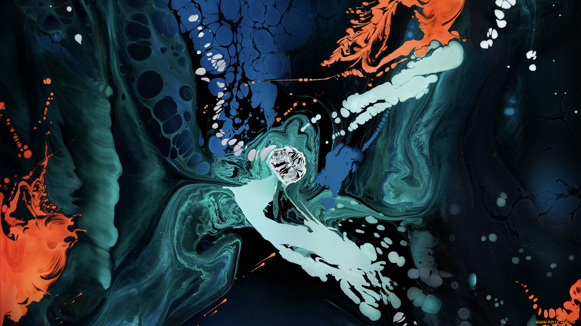 3д, графика, абстракция, , abstract, темный, ipad, pro, 2018, цвет, абстракция