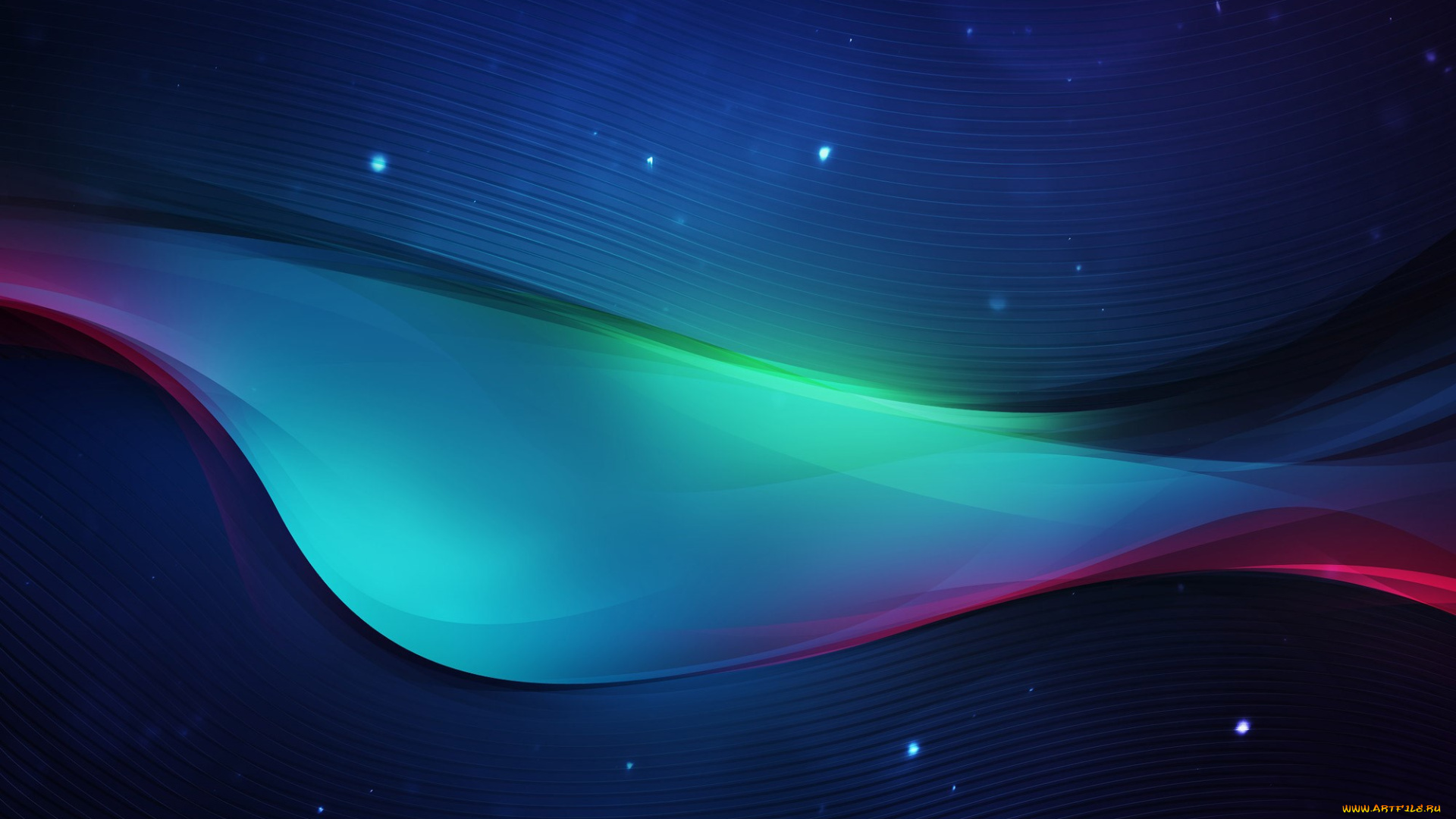 3д, графика, абстракция, , abstract, волны, полосы, линии