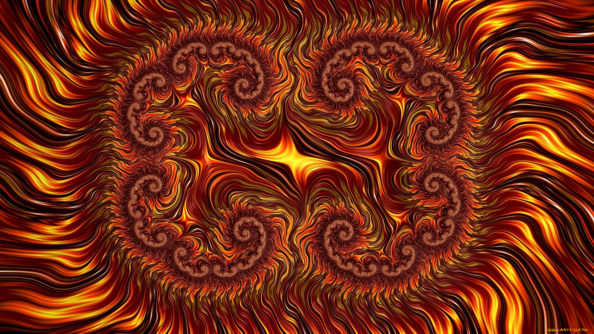 3д, графика, фракталы, , fractal, цвет, фон, узор
