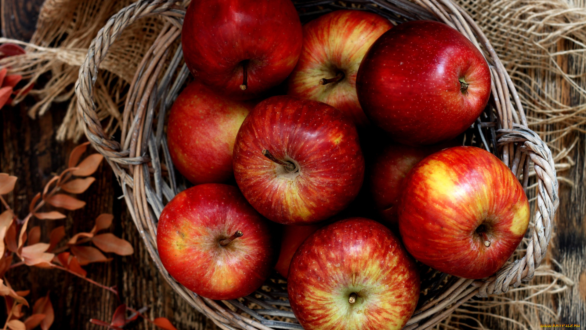 еда, Яблоки, плоды, корзина, яблоки