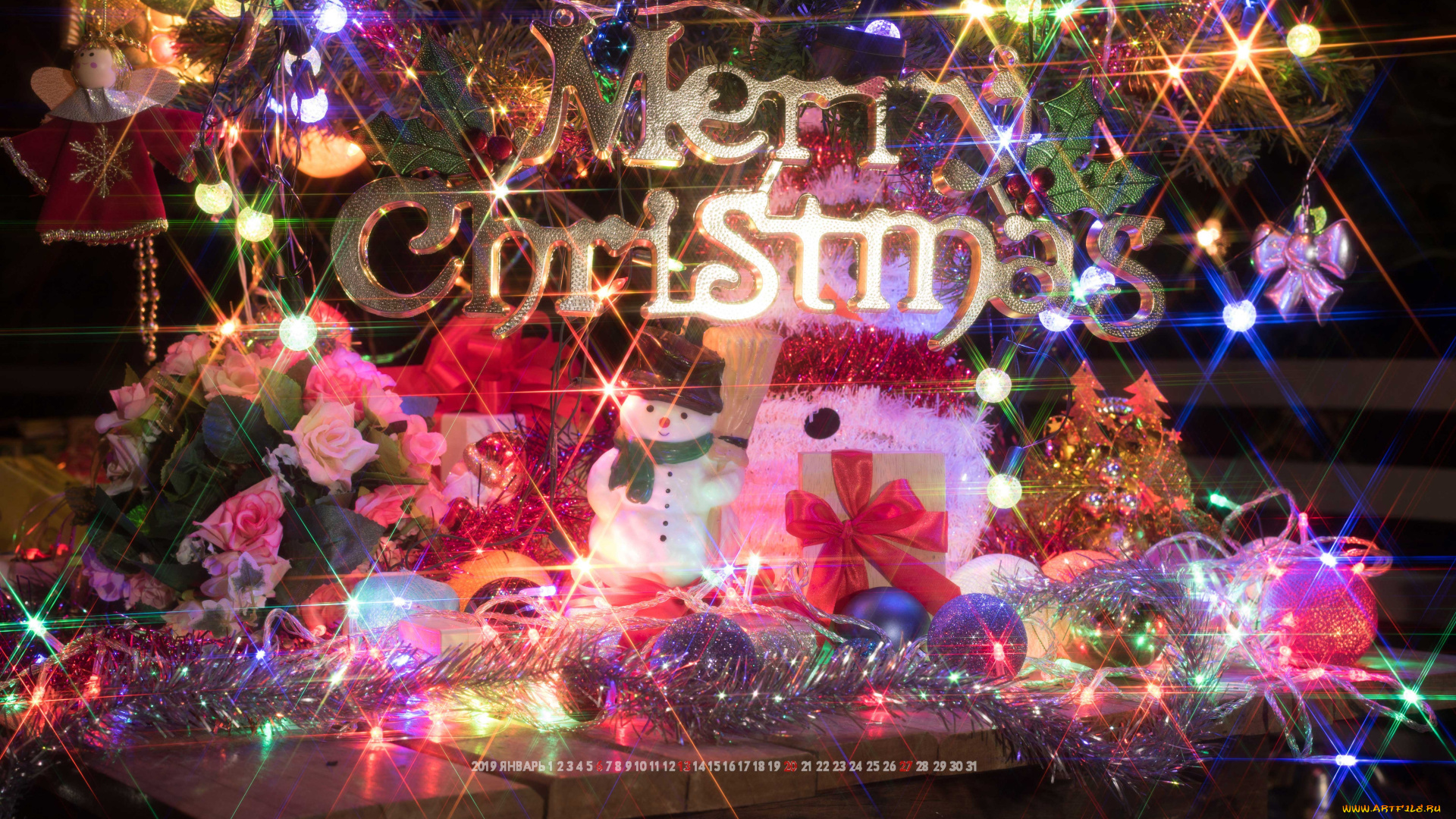 календари, праздники, , салюты, мишура, игрушка, снеговик