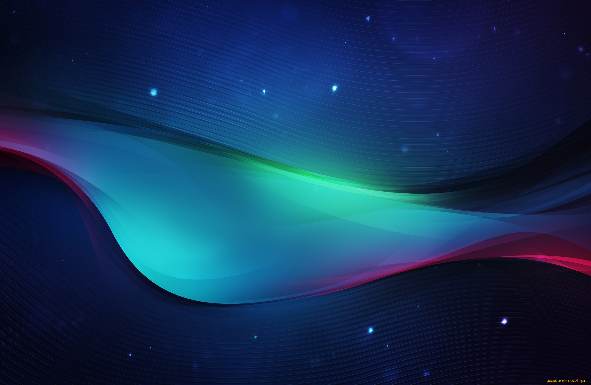 3д, графика, абстракция, , abstract, волны, полосы, линии