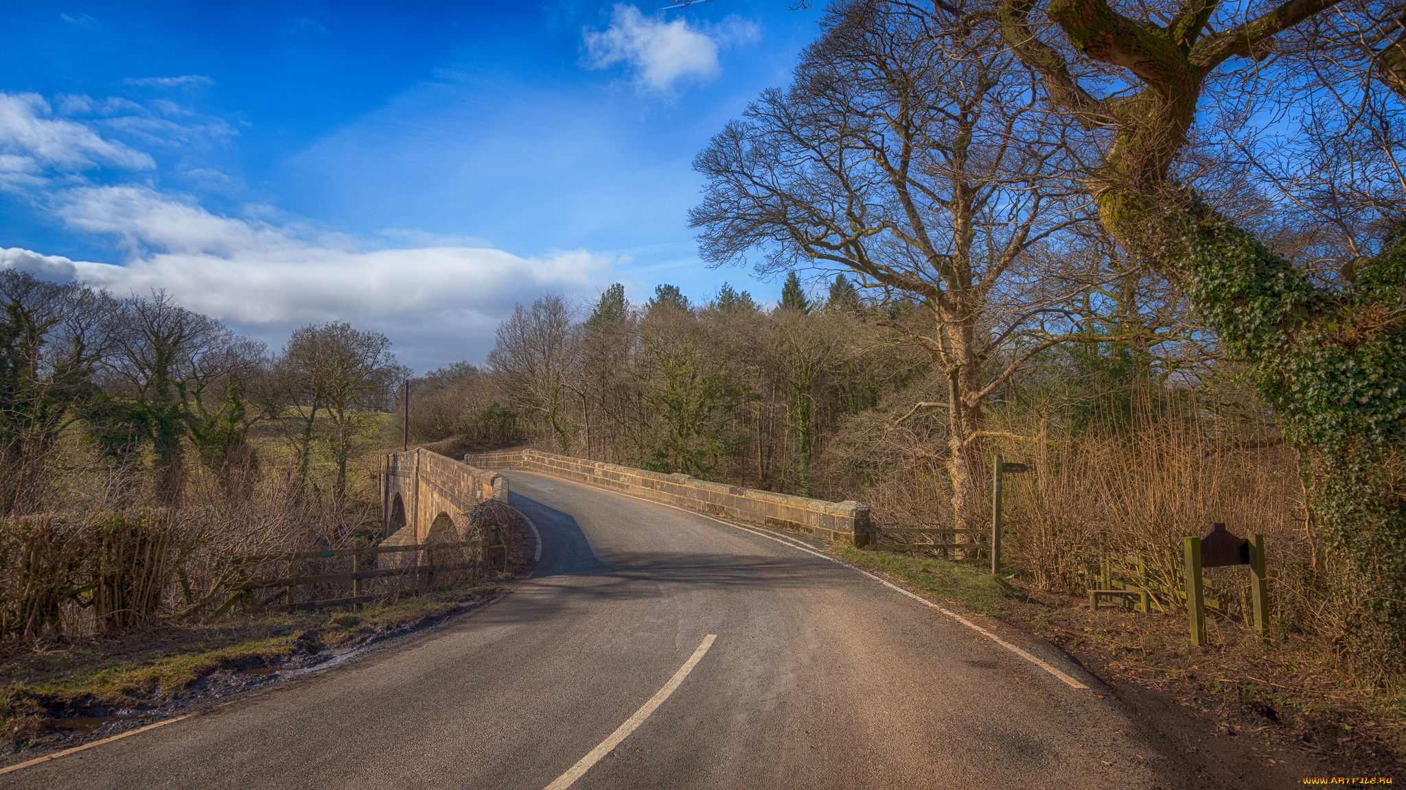 природа, дороги, простор