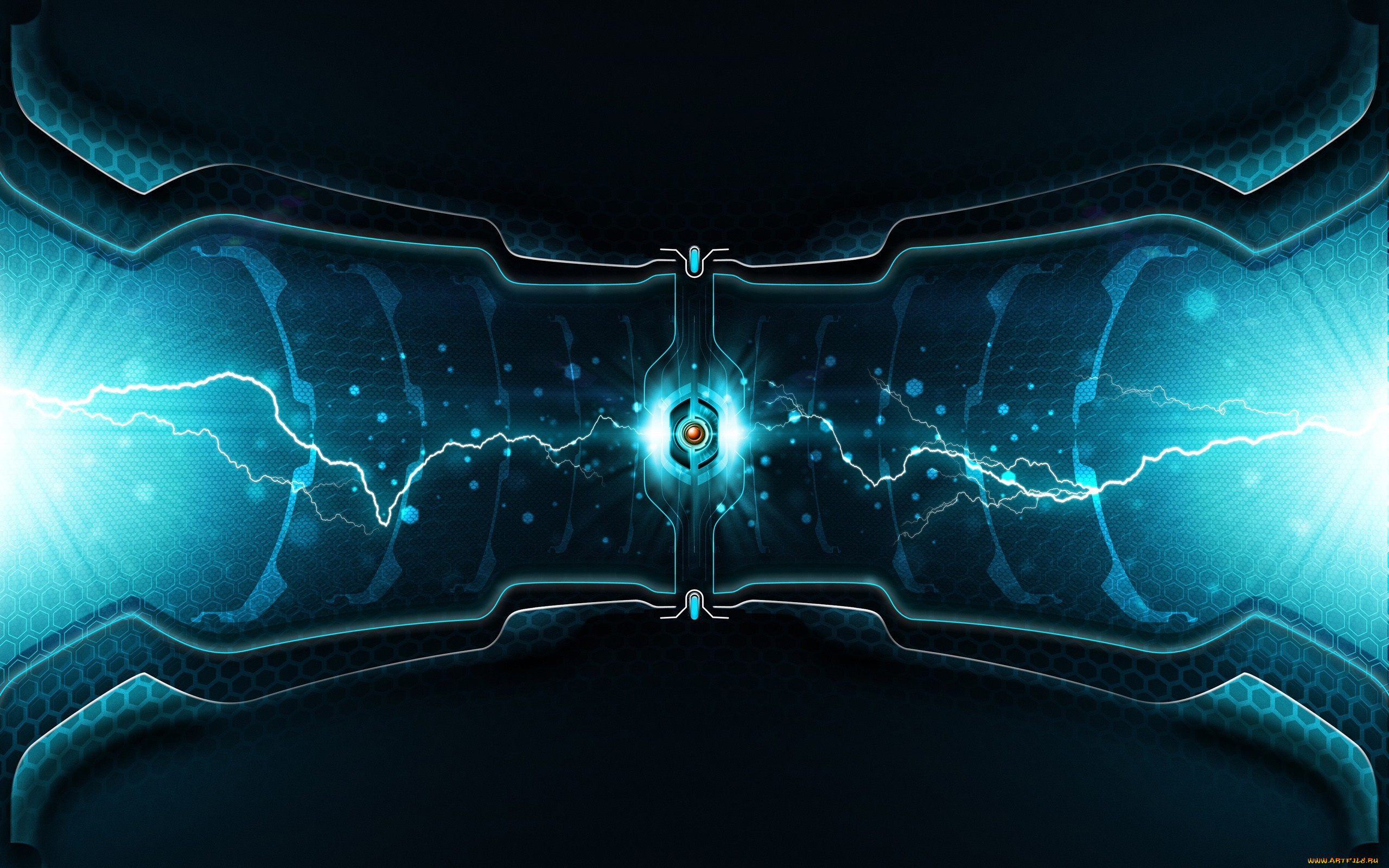 3д, графика, абстракция, , abstract, кнопка, молнии, энергия