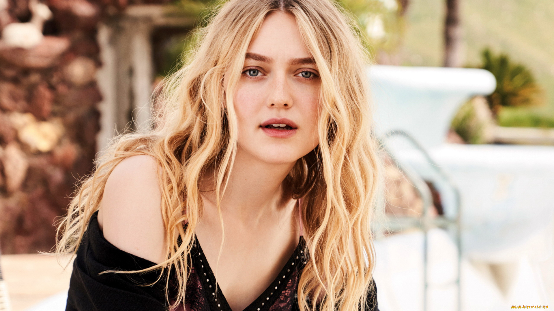 девушки, dakota, fanning, взгляд