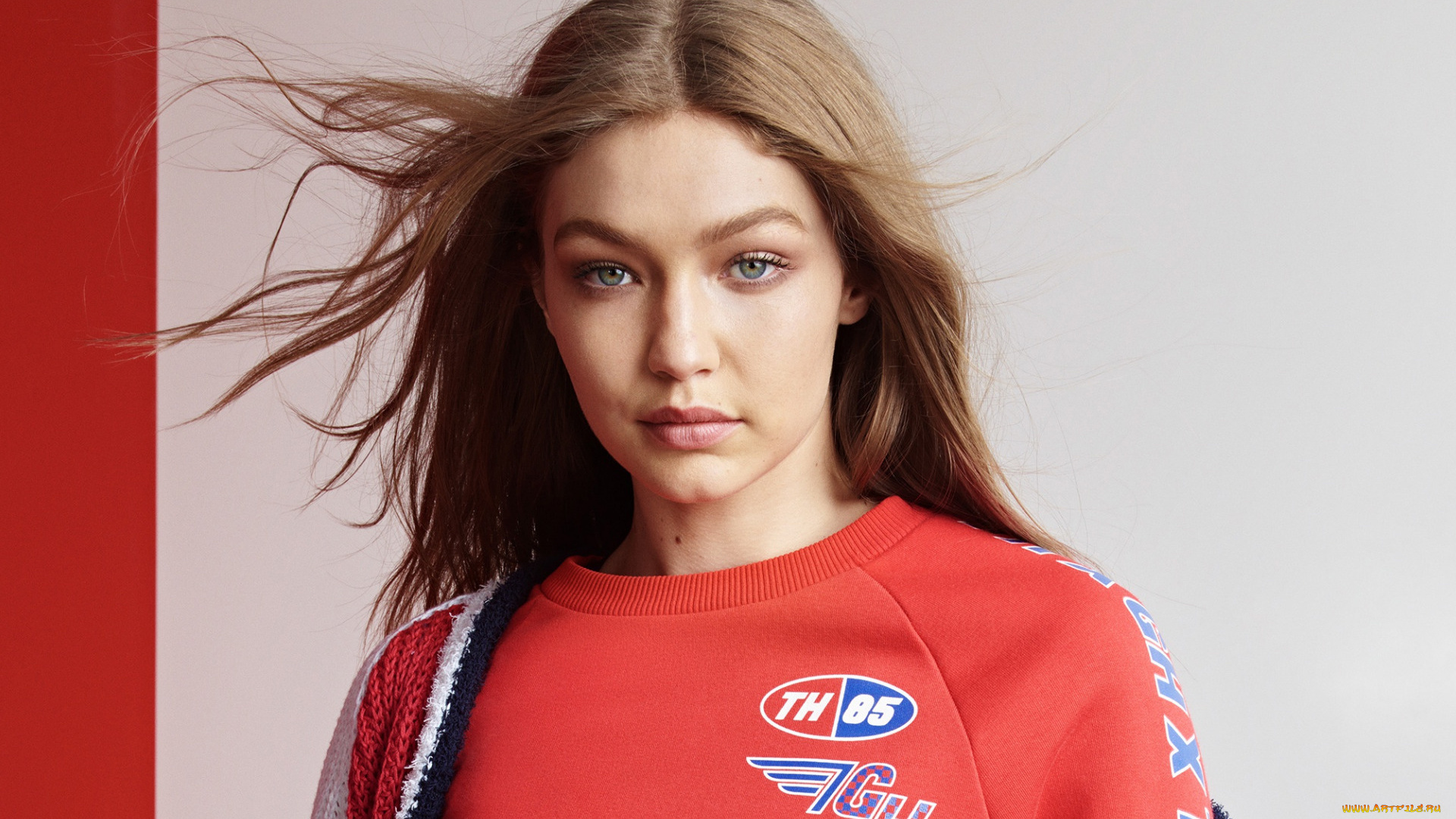 девушки, gigi, hadid, взгляд