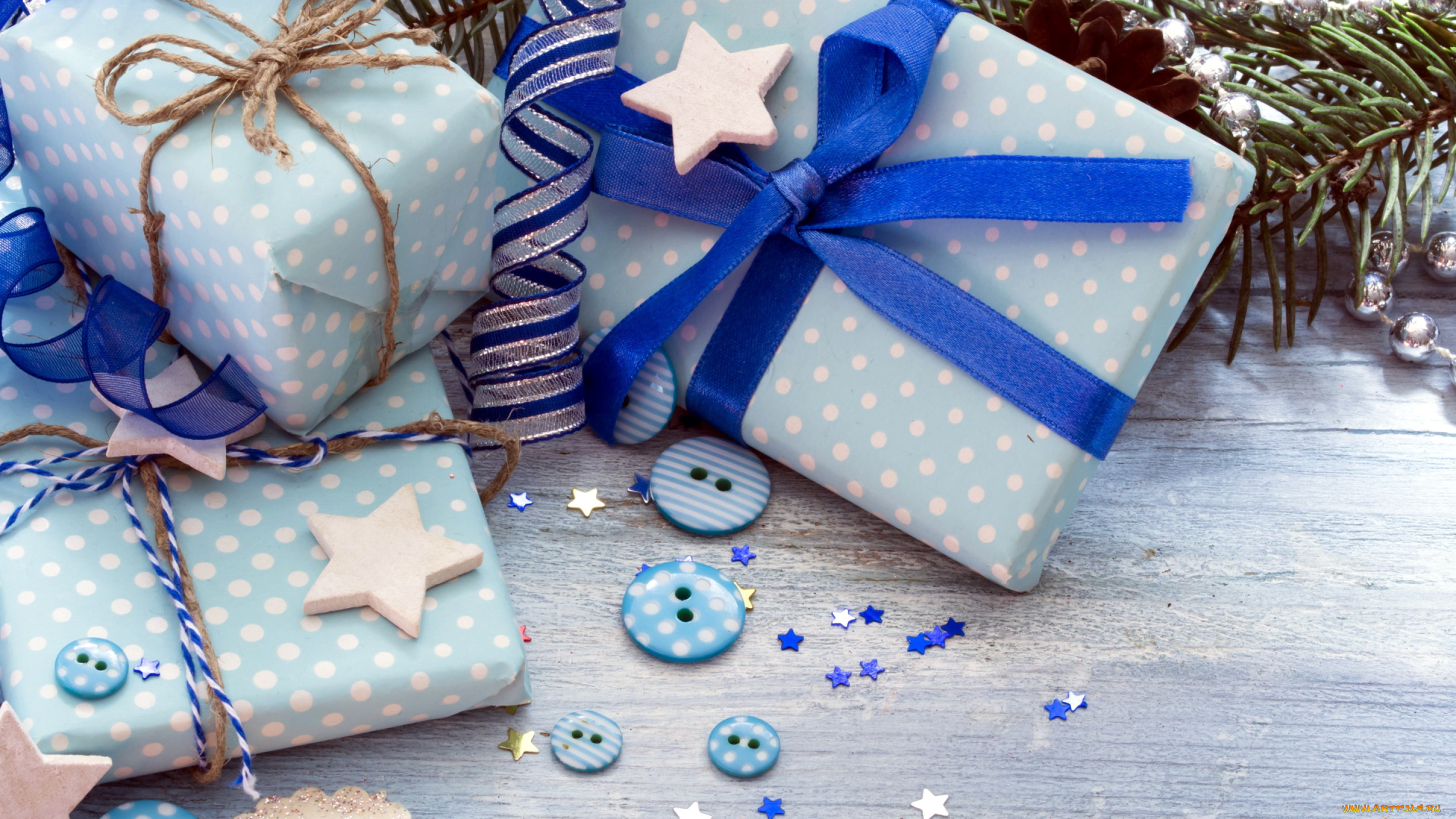 праздничные, подарки, и, коробочки, лента, коробки, банты, подарки