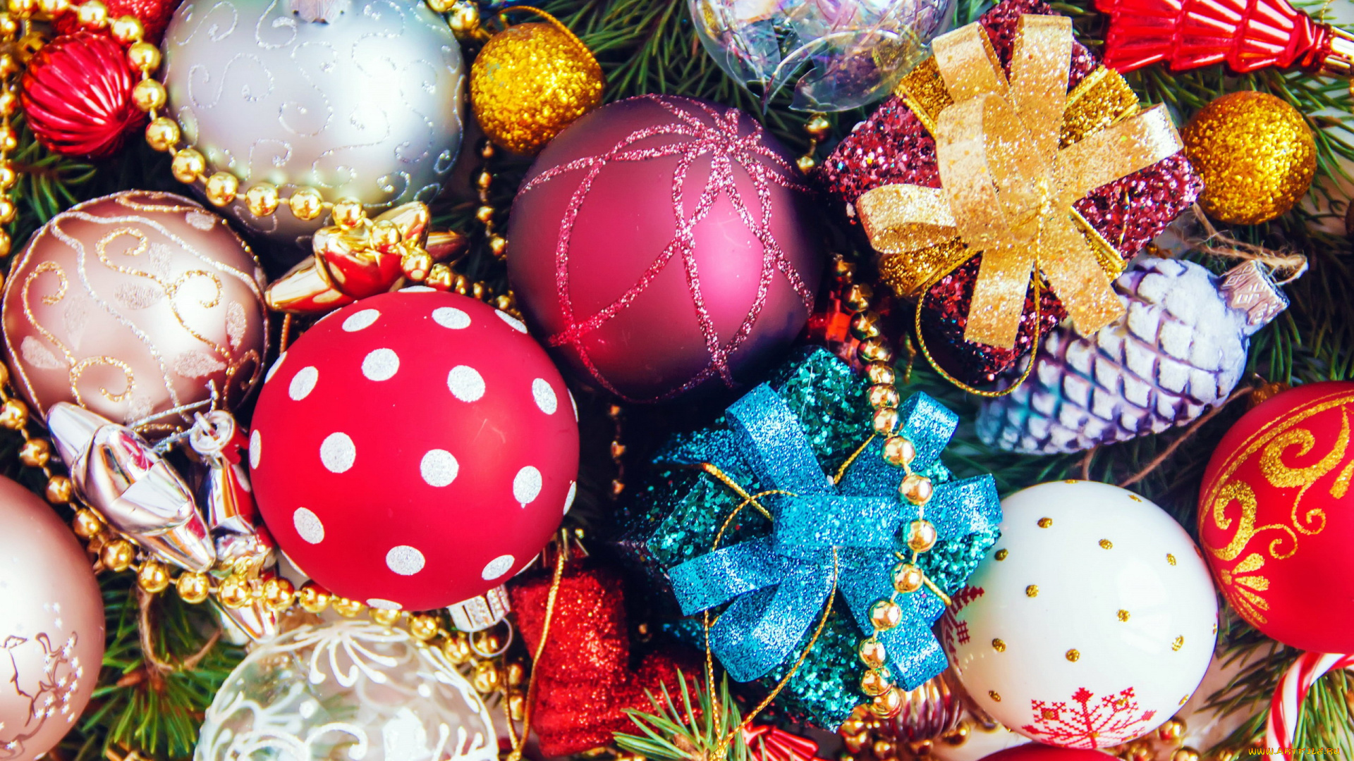 праздничные, шары, игрушки, елочные, шарики