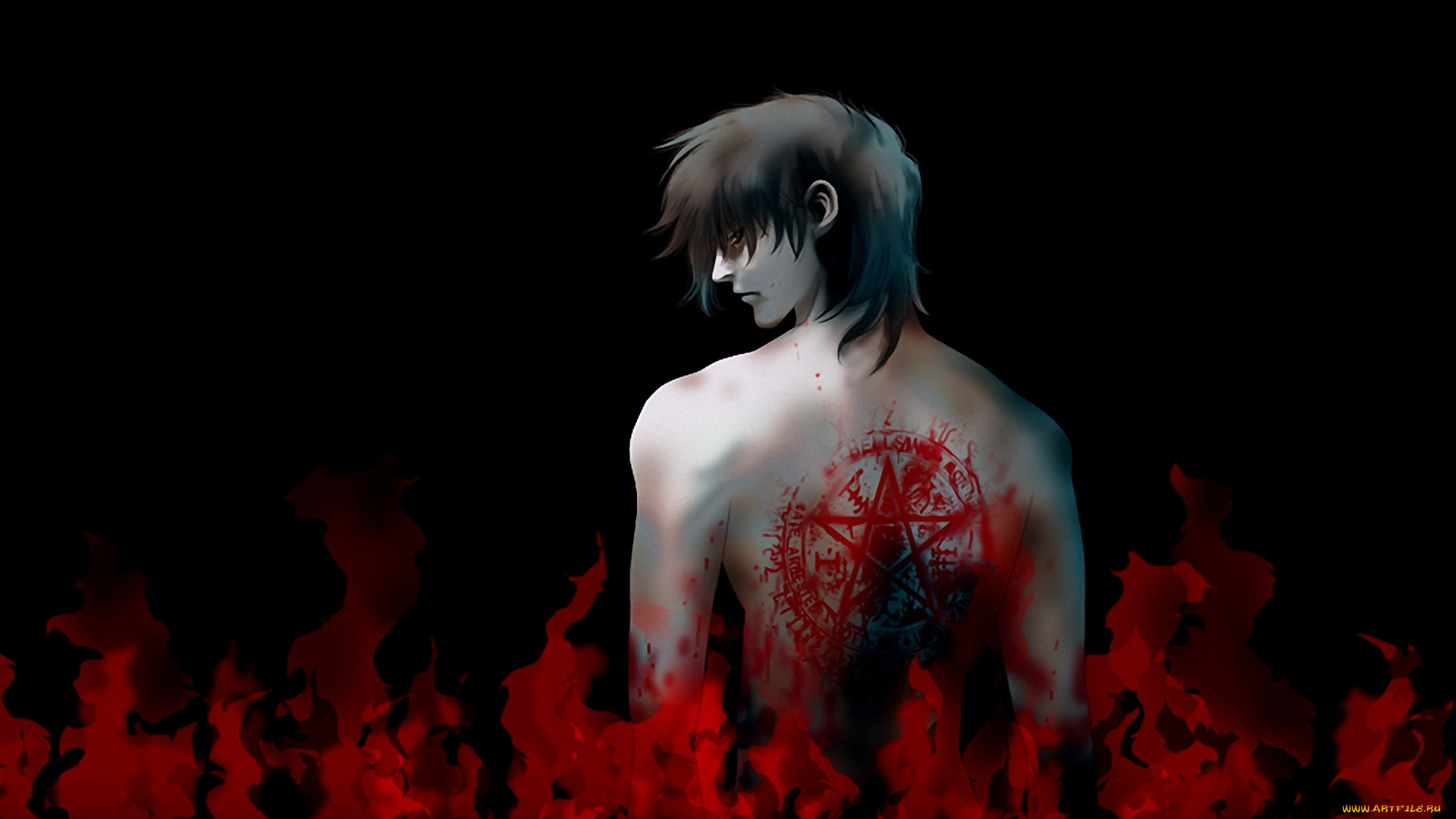 аниме, hellsing, алукард, alucard, дракула, вампир, dracula