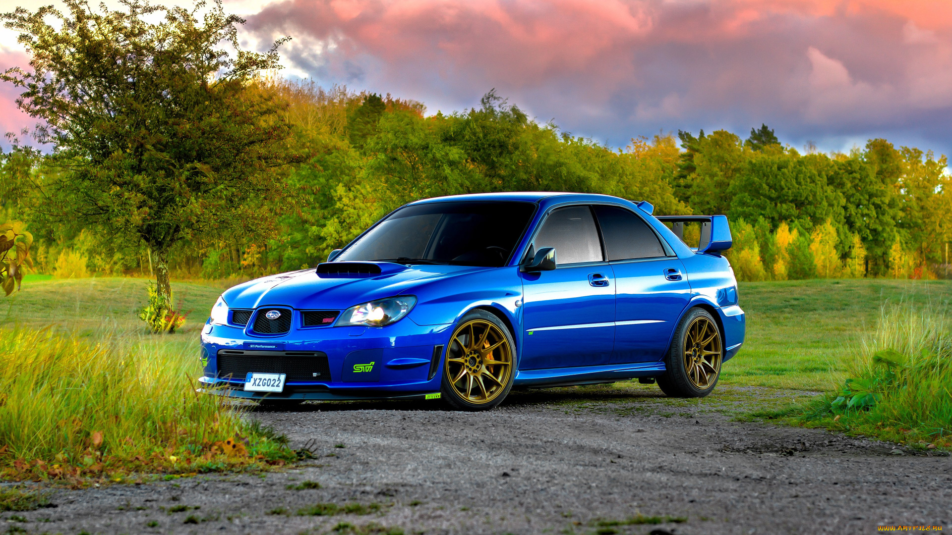 автомобили, subaru, impreza, sti