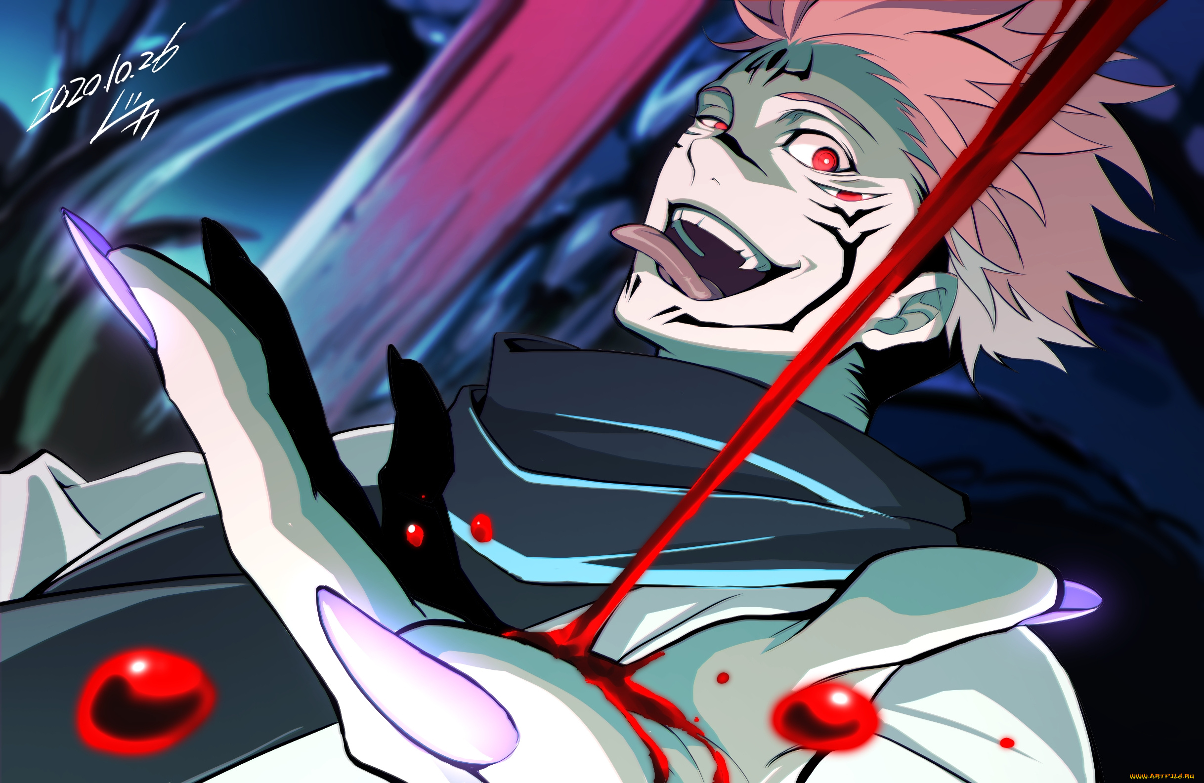 jujutsu, kaisen, аниме, парень