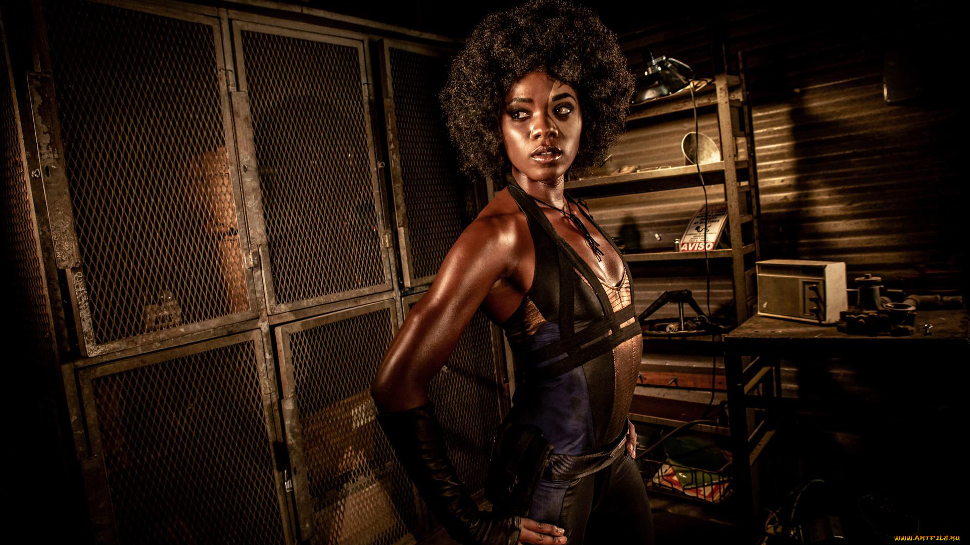 ana, foxxx, девушки, ana, foxxx, cosplay, мулатка, темнокожая, чернокожая, девушка, модель, брюнетка, красотка, поза, флирт, стройная, сексуальная, фигура