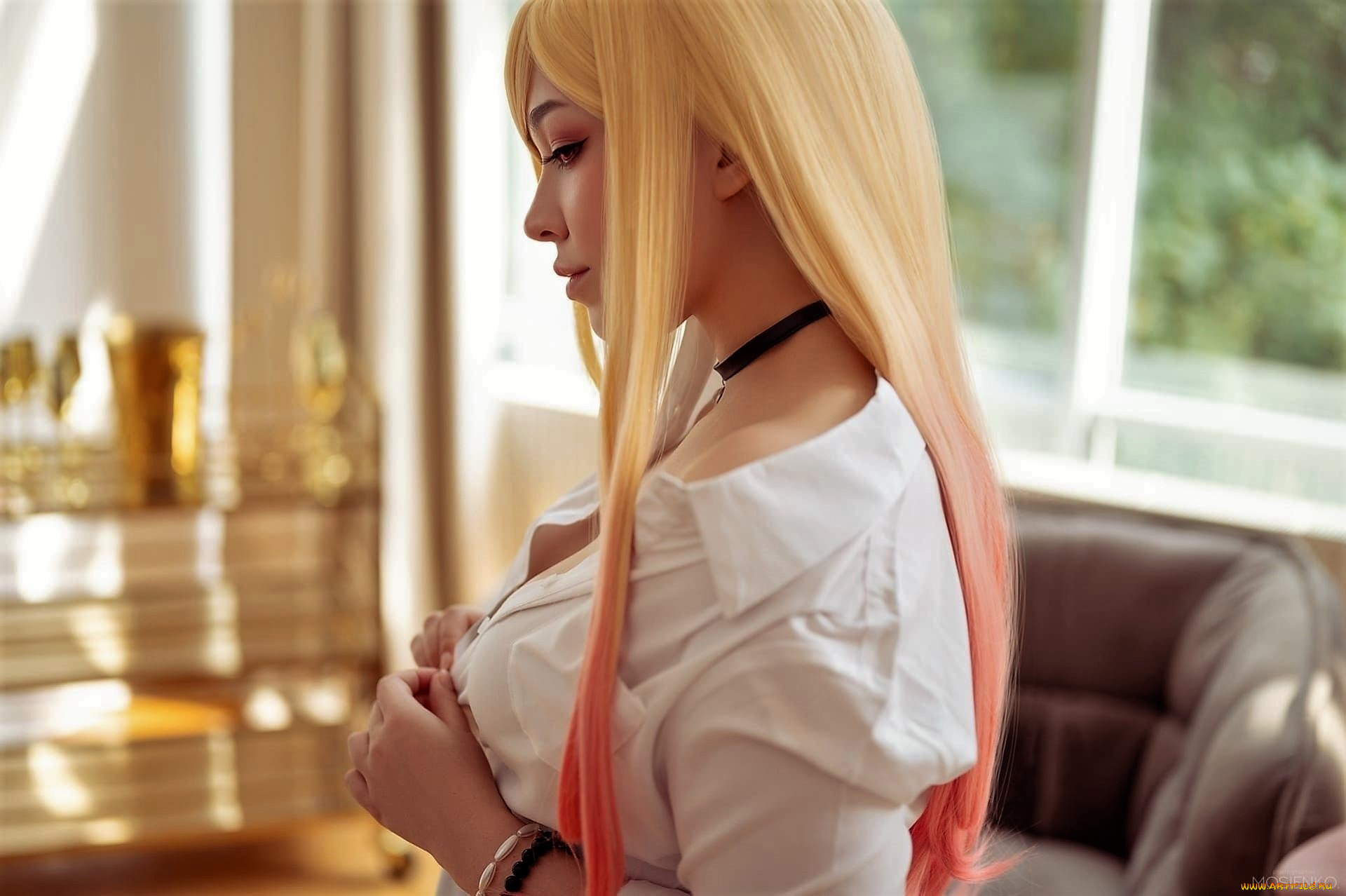 девушки, анастасия, лоза, образ, костюм, блузка