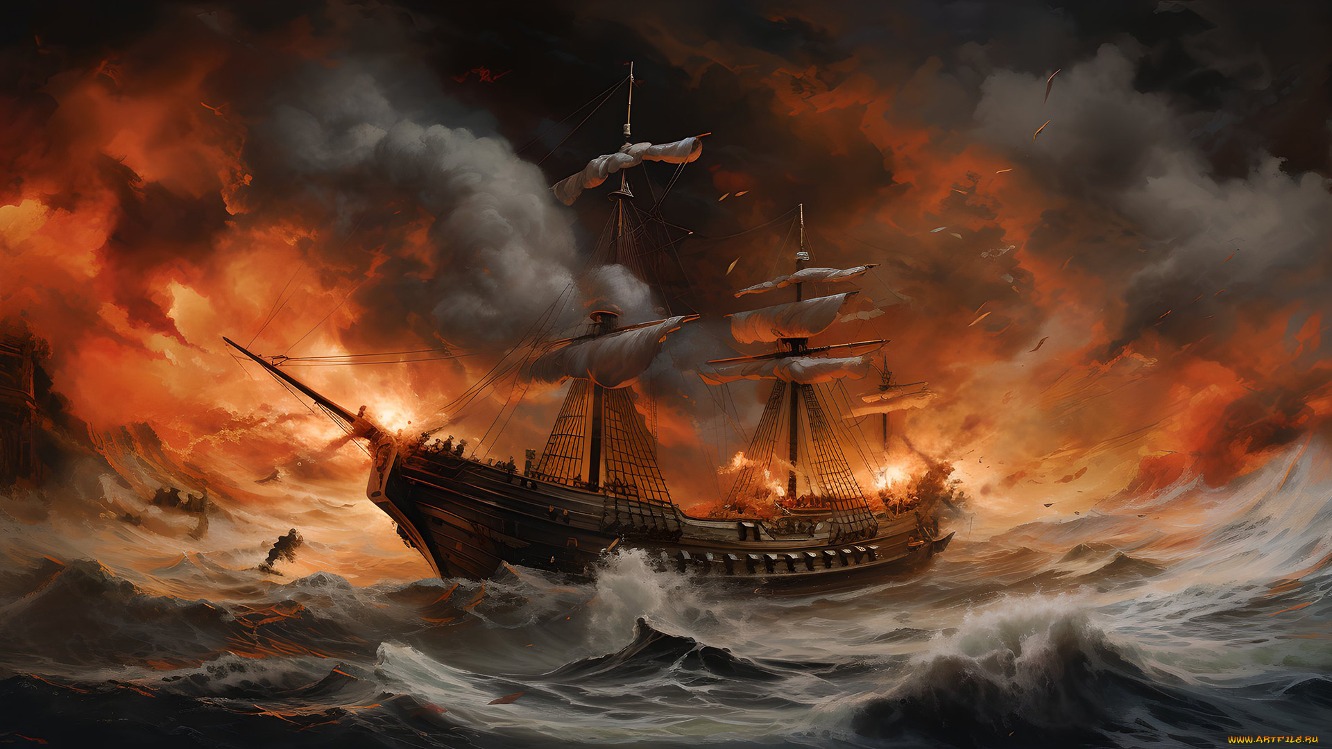 фэнтези, корабли, нейросети, графика, нейроарт, ai, art, нейронные, сети, рисунки, нейро, искусство