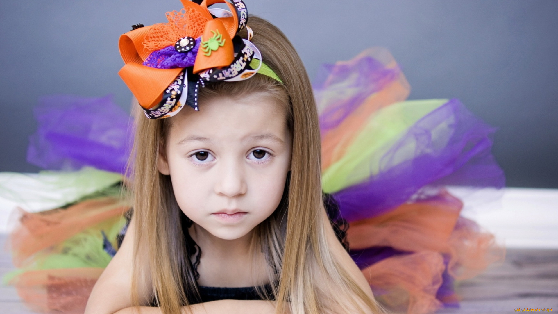 разное, дети, девочка, лицо, бант