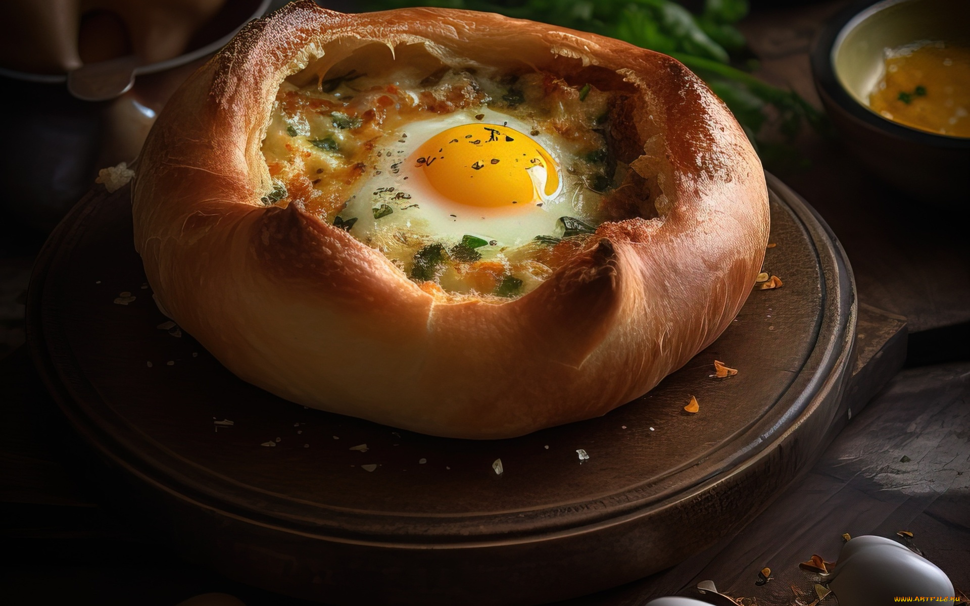 еда, яичные, блюда, глазунья