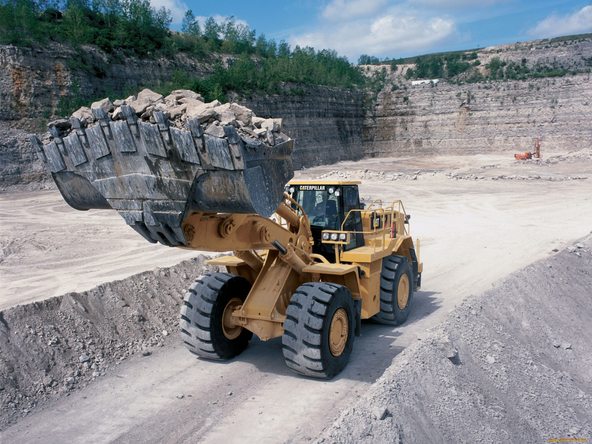 техника, фронтальные, погрузчики, cat