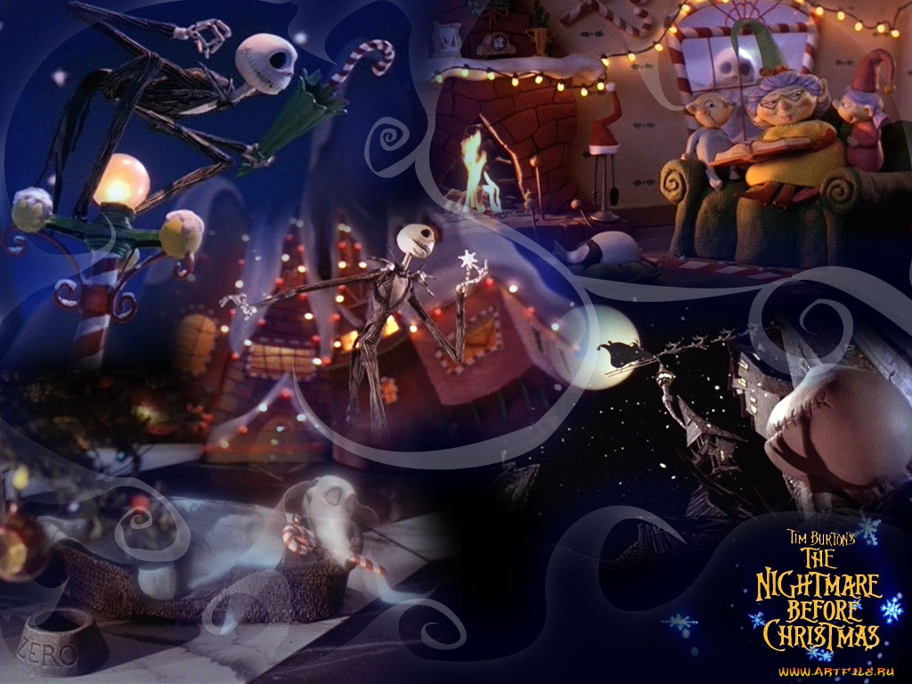 видео, игры, the, nightmare, before, christmas, oogie`s, revenge