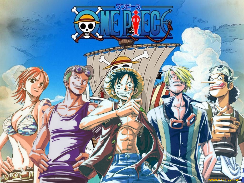 аниме, one, piece, nami, monkey, d, luffy, sanji, roronoa, zoro, usopp