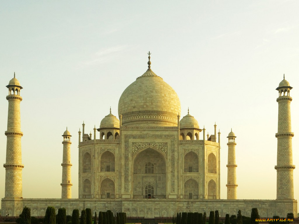 города, тадж, махал, индия