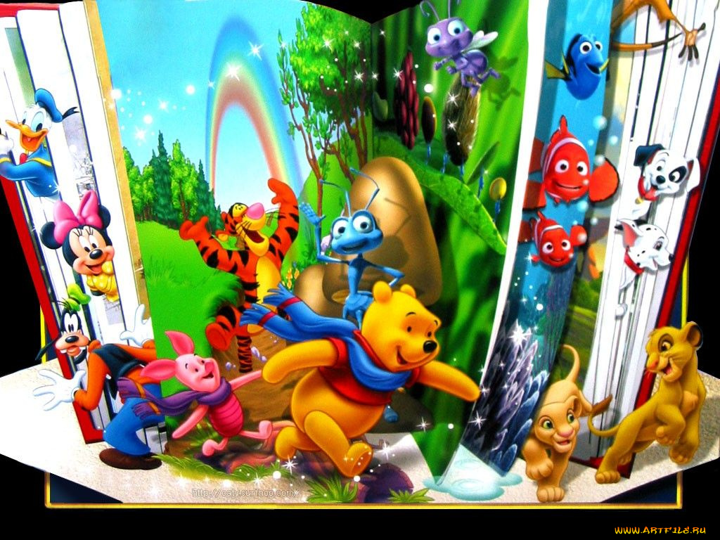 мультфильмы, winnie, the, pooh