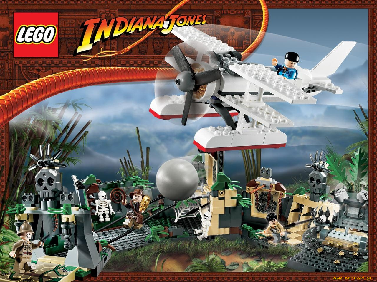 видео, игры, lego, indiana, jones, the, original, adventures
