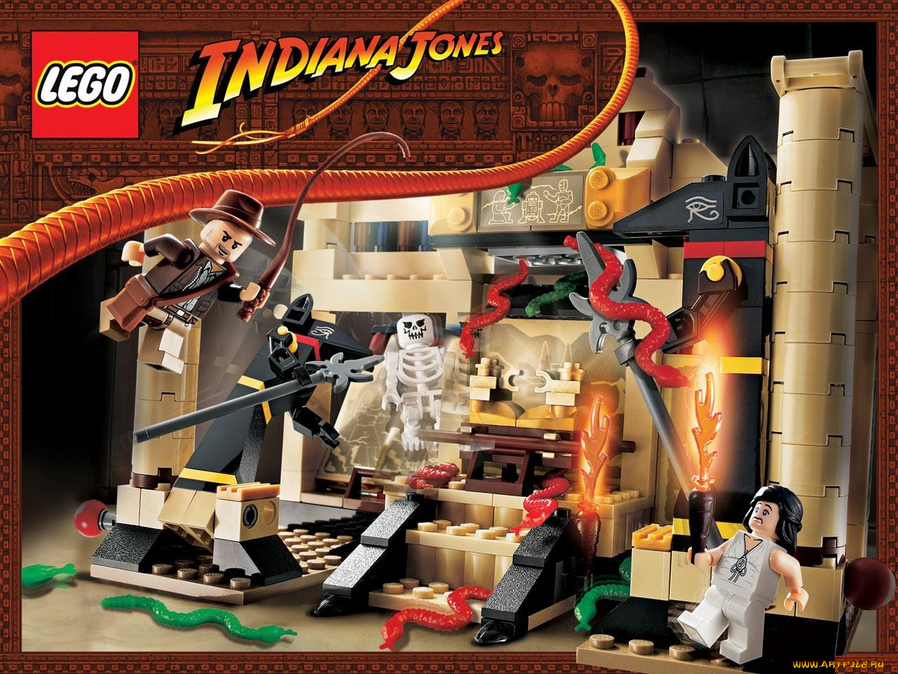 видео, игры, lego, indiana, jones, the, original, adventures
