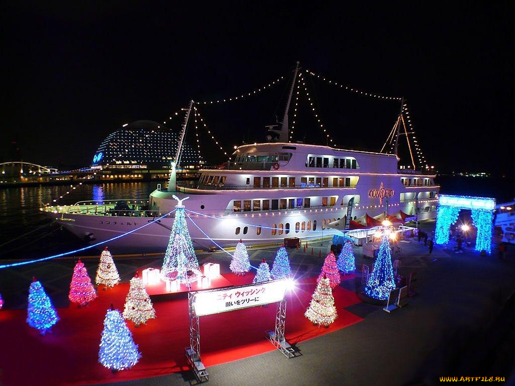 праздничные, новогодние, пейзажи