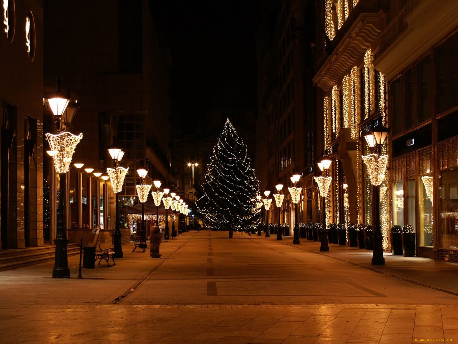 праздничные, новогодние, пейзажи