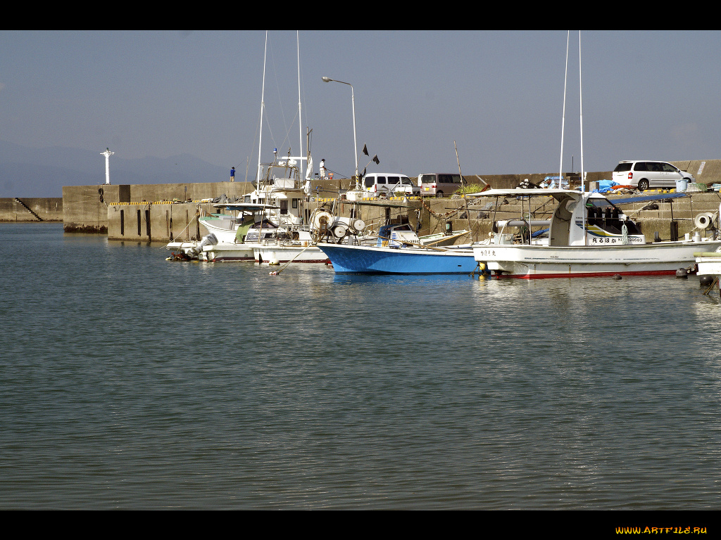корабли, порты, причалы