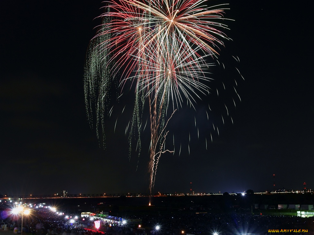 разное, салюты, фейерверки